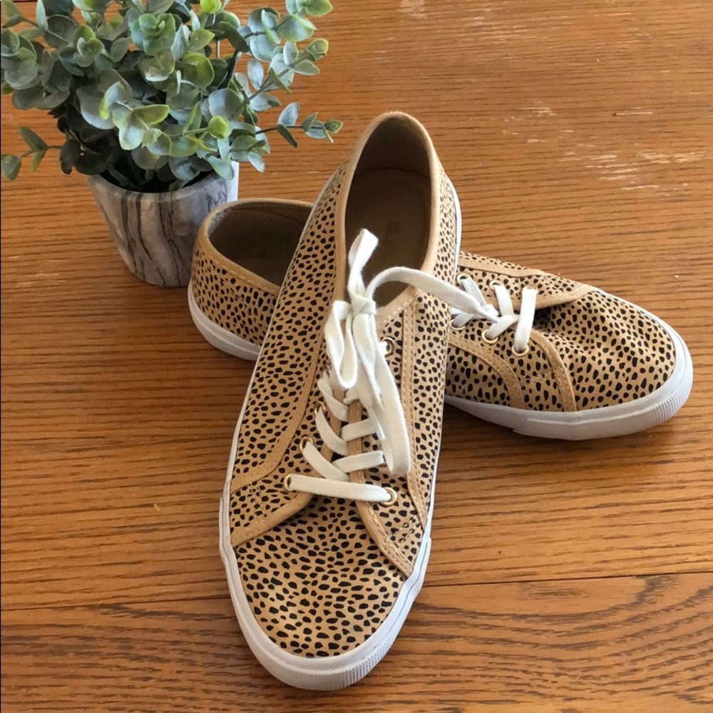 Cheetah print sneakers old navy